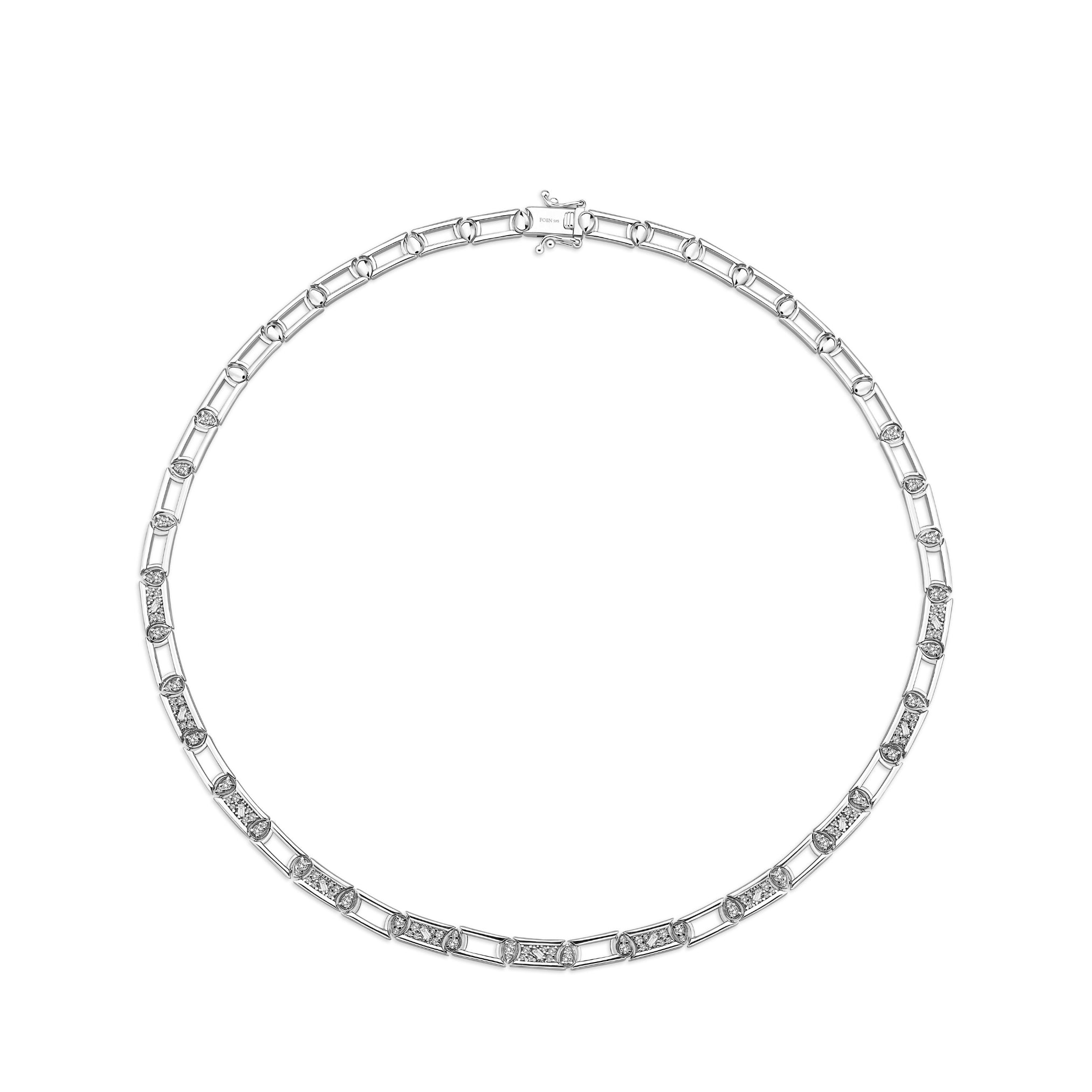 PATHRA SLEEK DIAMOND NECKLACE