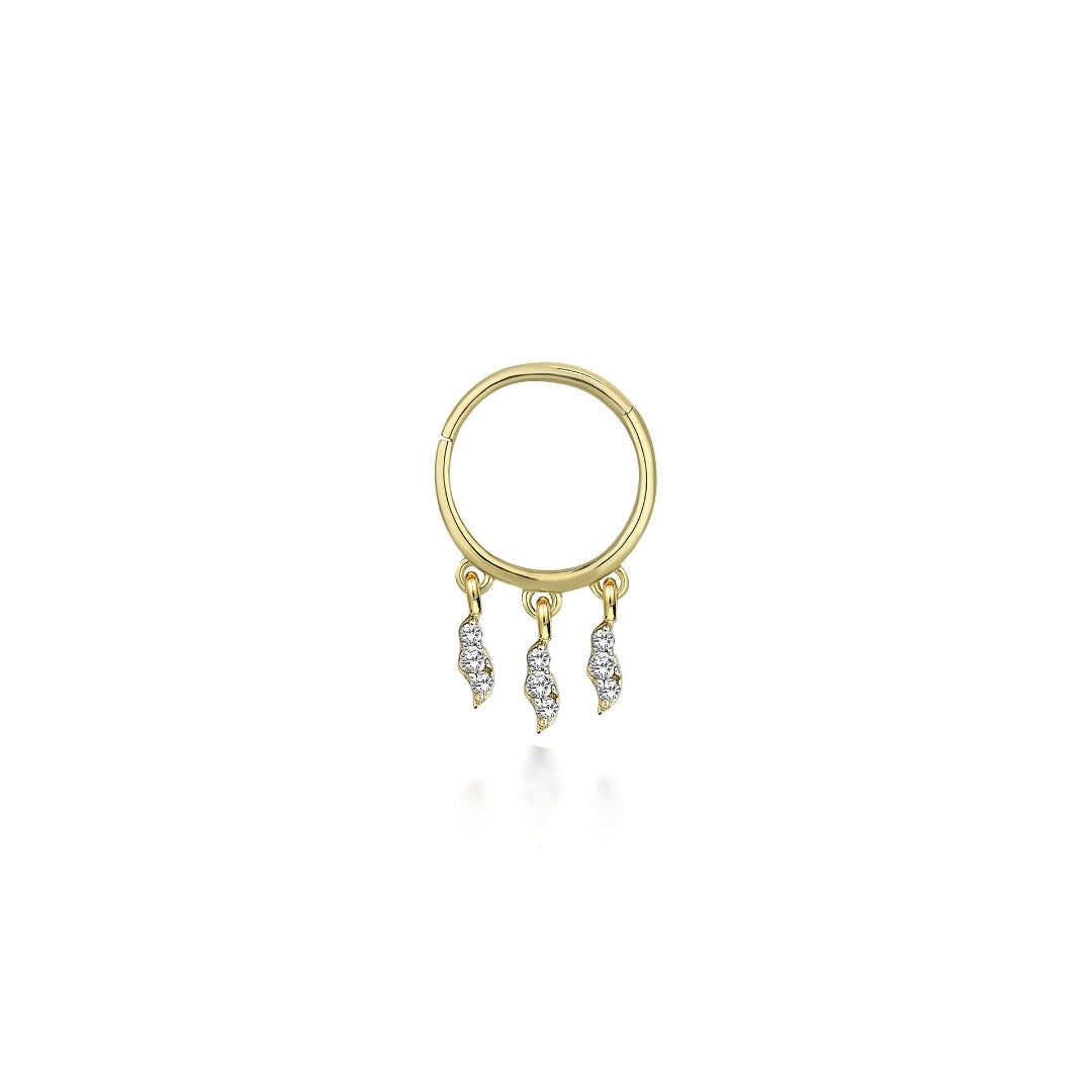 Flame Drop Hoop