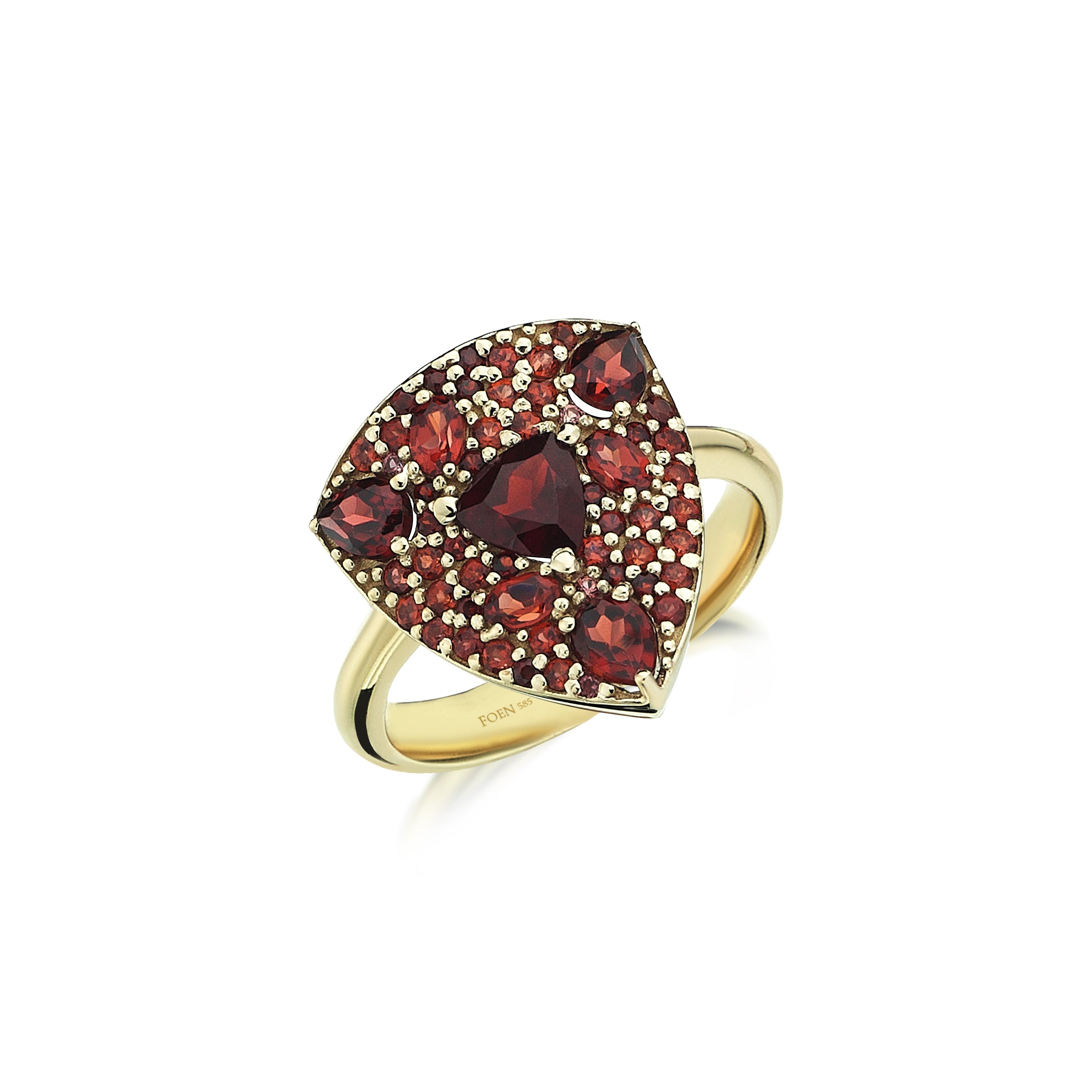 THREA RING WITH GARNET