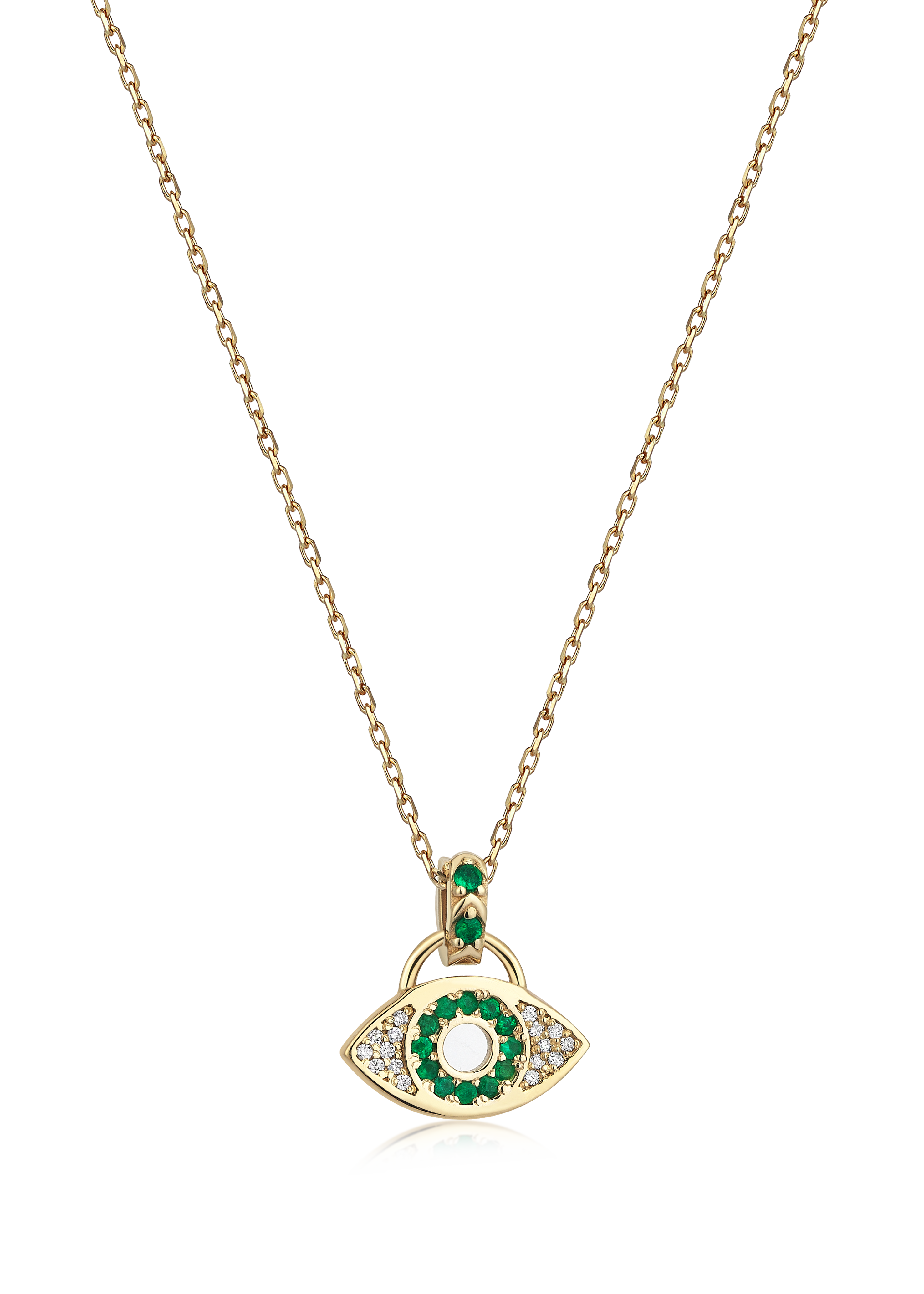 GLEYTA WITH EMERALD NECKLACE