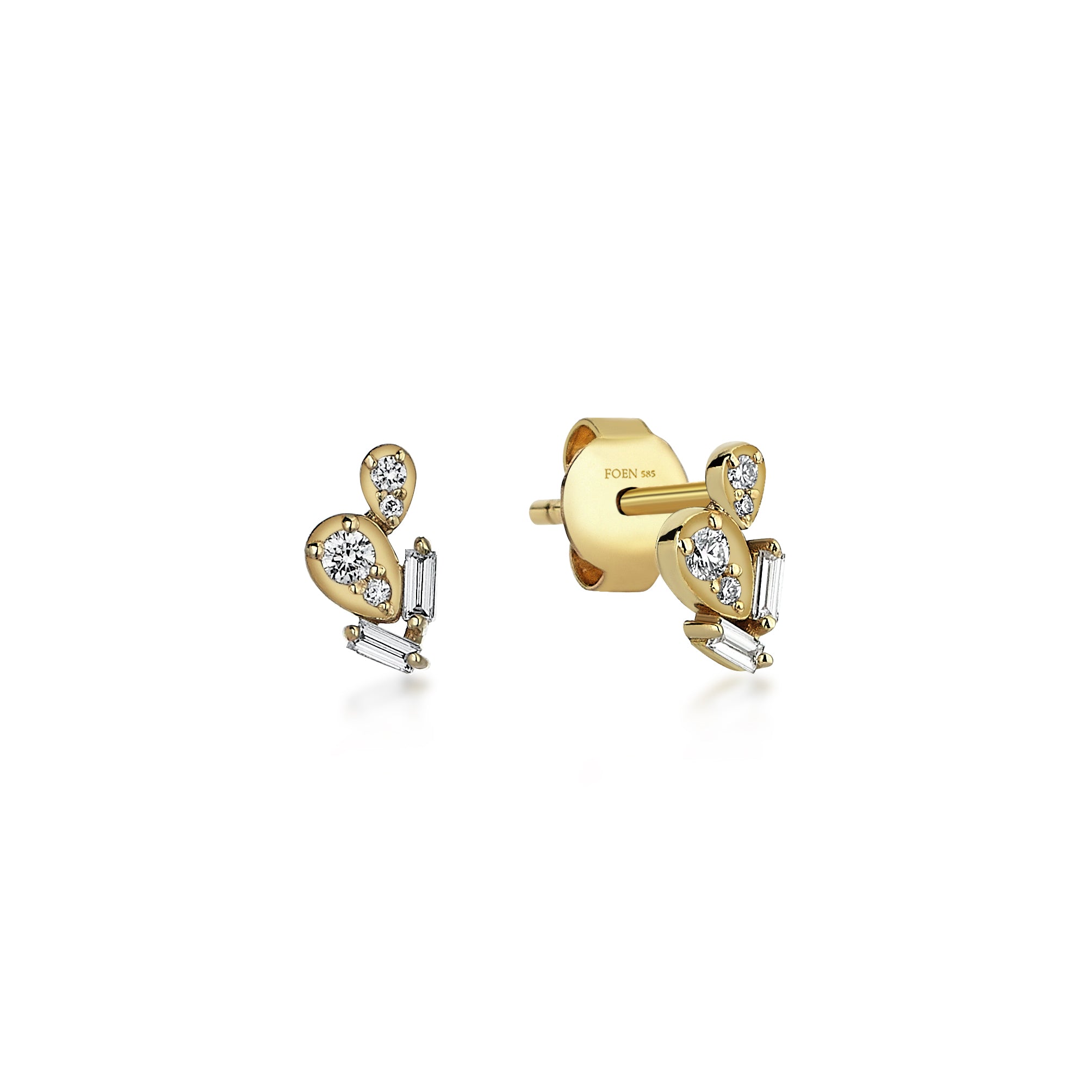 DROVA DUO BAGUETTE MINI EARRING