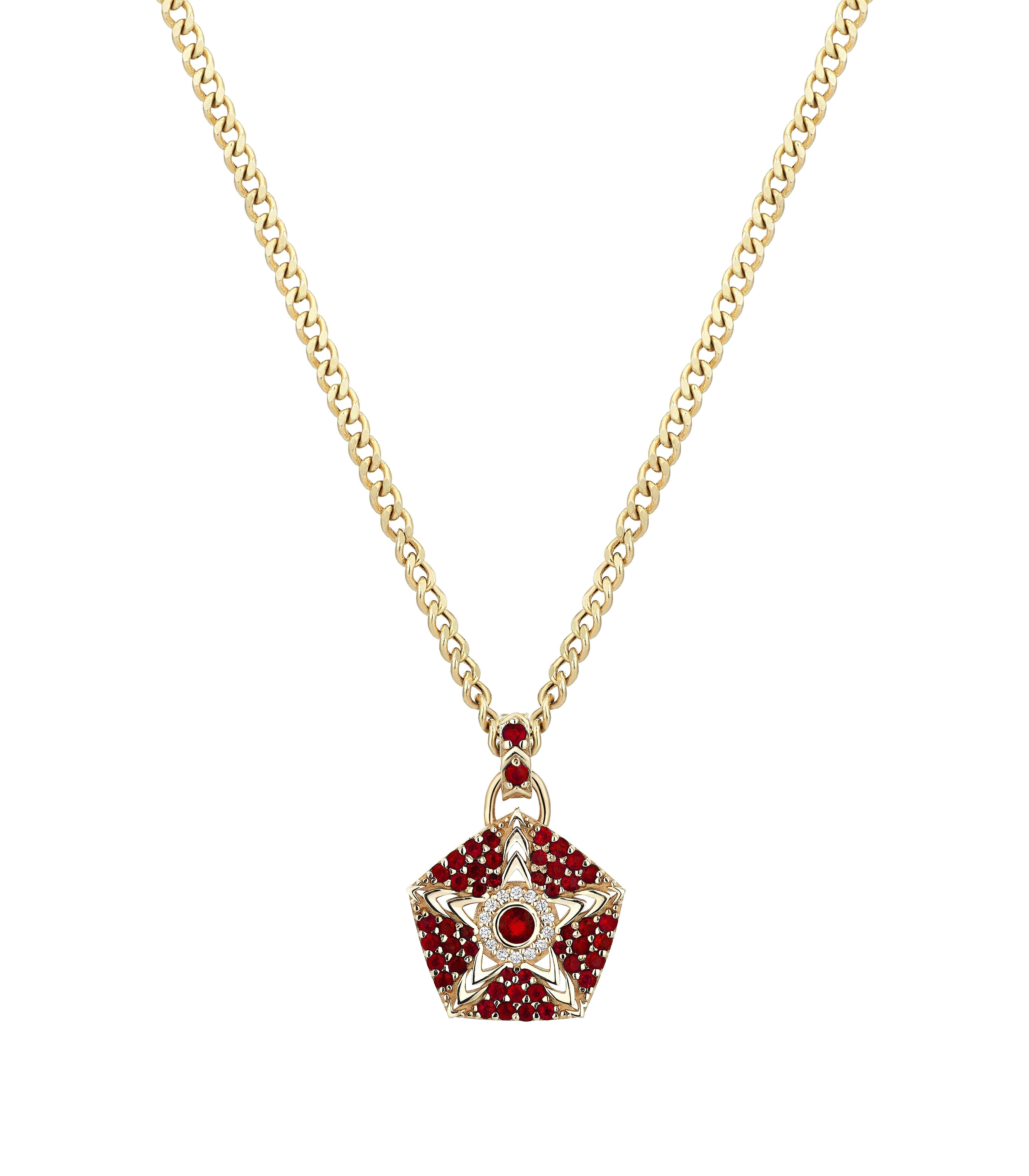 ASTELA WITH RUBY NECKLACE