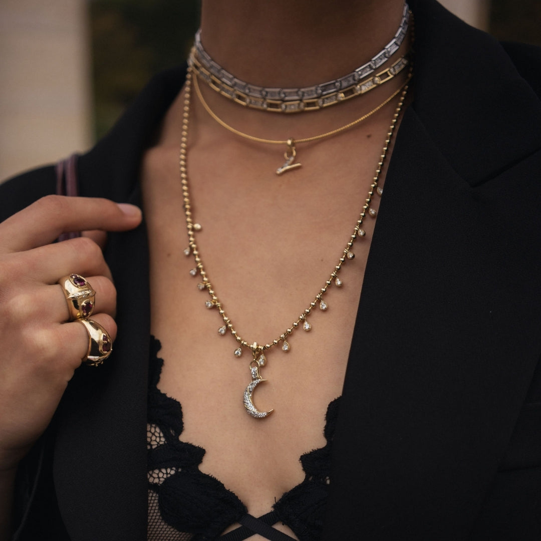 MONAR PENDANT WITH CLIPS