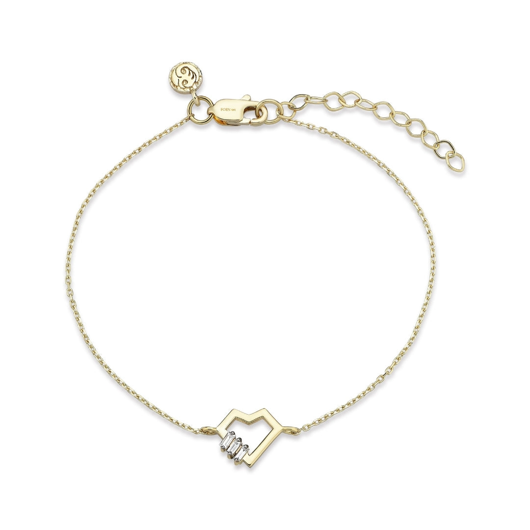 HEART TRIO MINI BRACELET