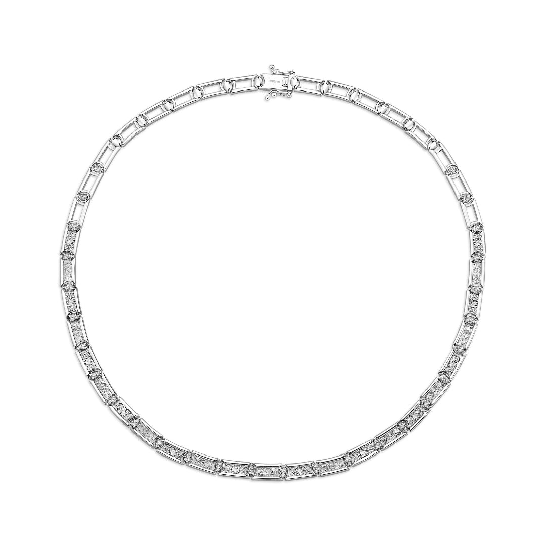 PATHRA ETCHED DIAMOND NECKLACE