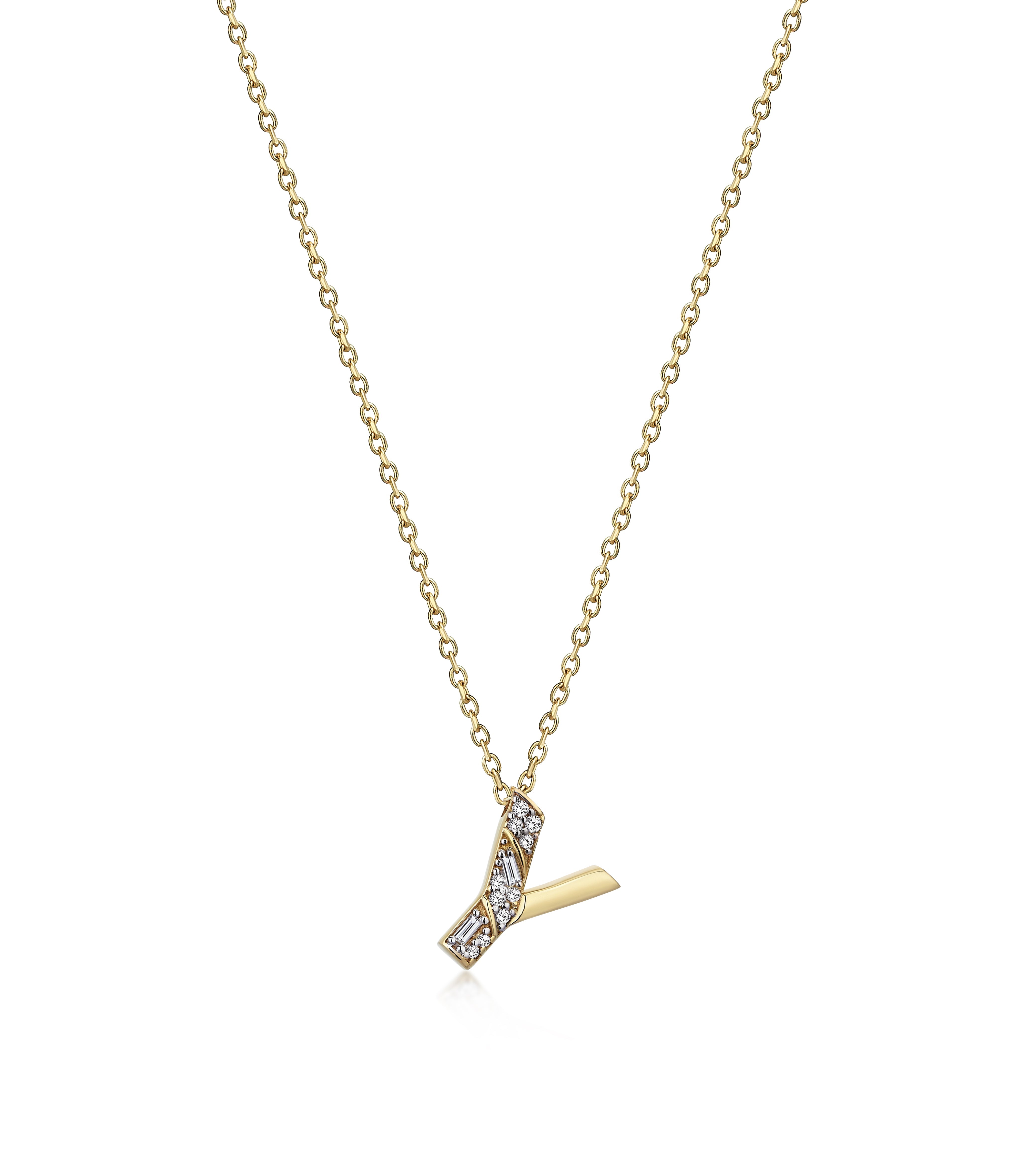 TIMELESS INITIALS Y NECKLACE