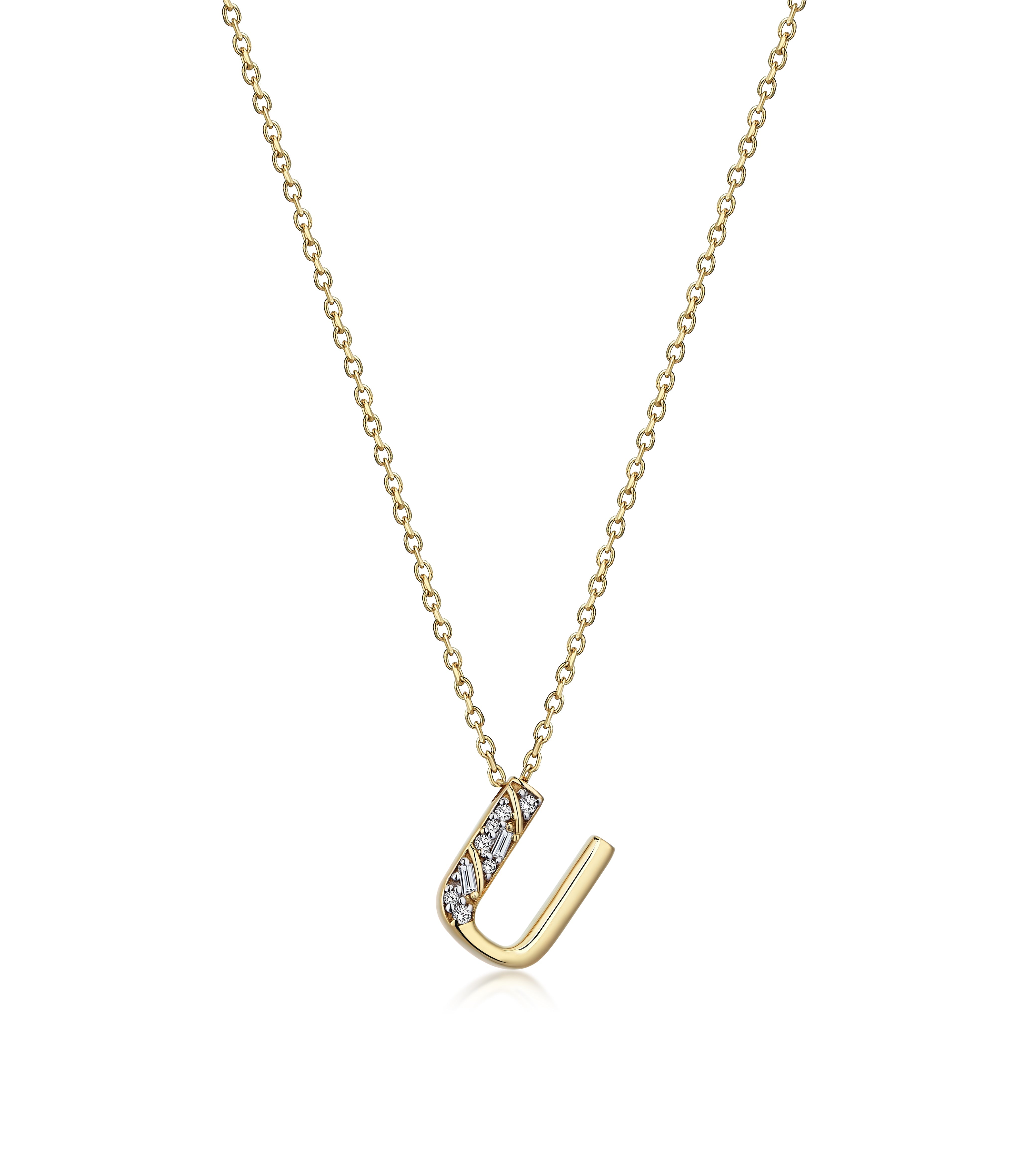 TIMELESS INITIALS U NECKLACE