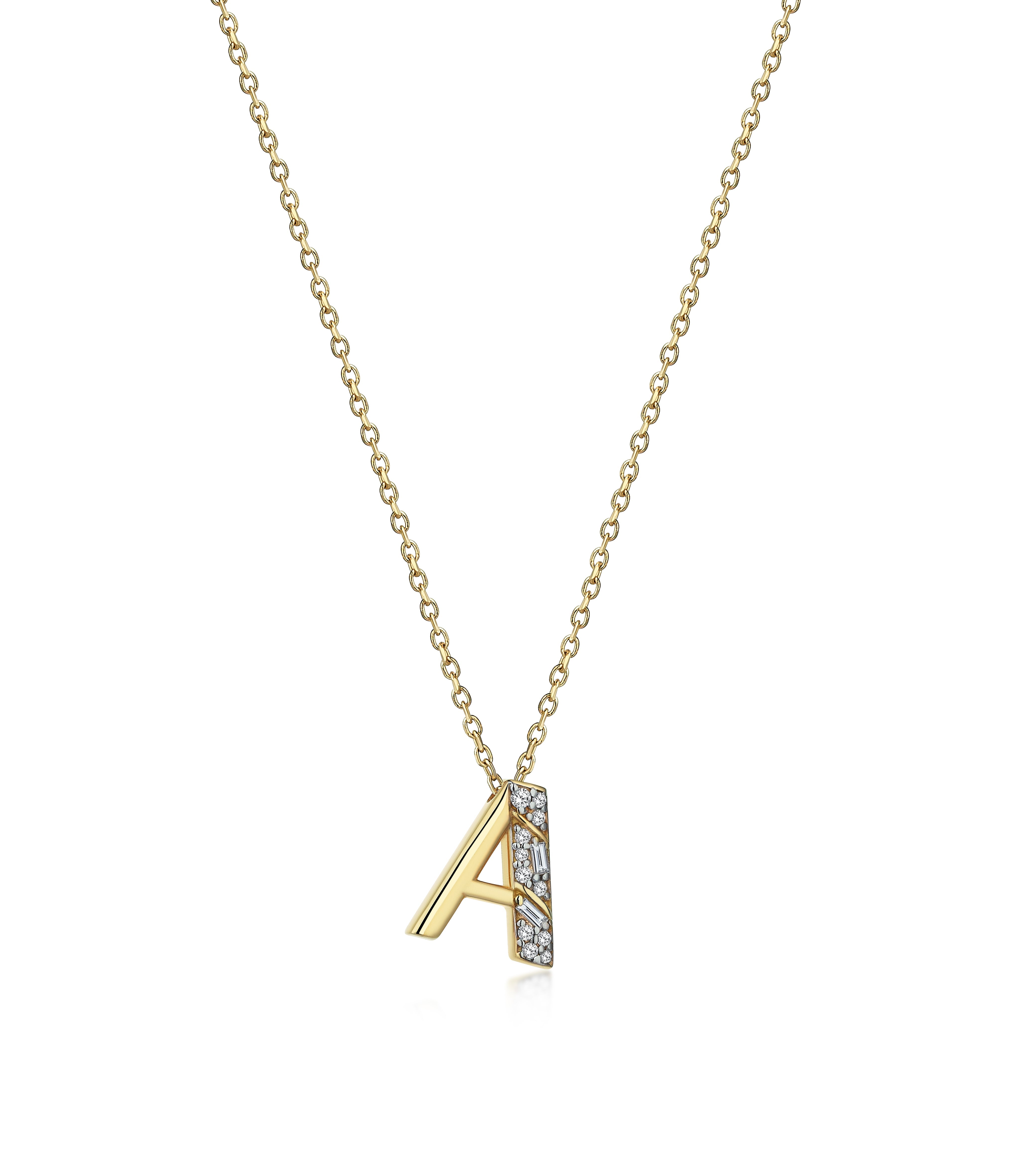 TIMELESS INITIALS A NECKLACE