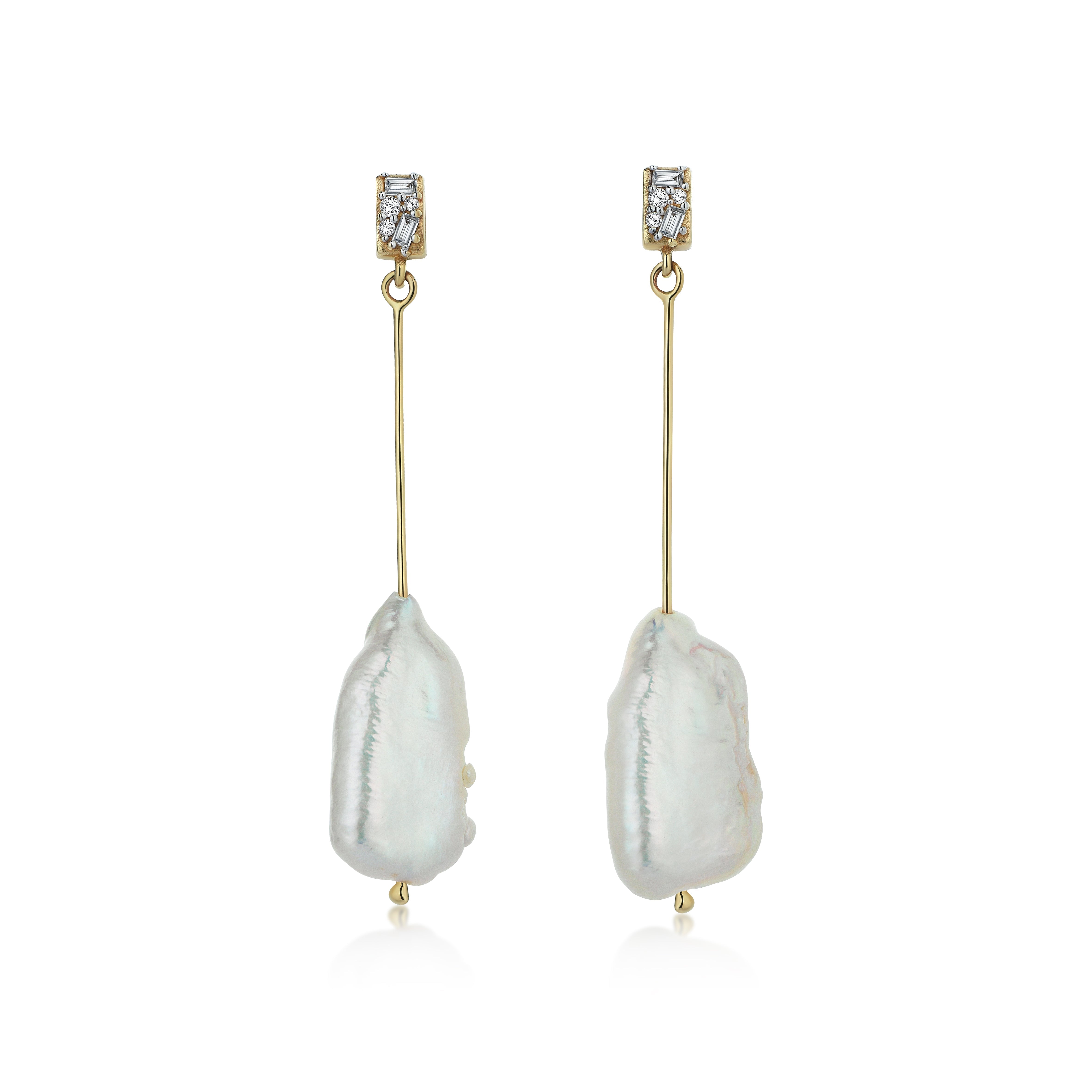 Recta Pearl Wıth Dıamond EARRING