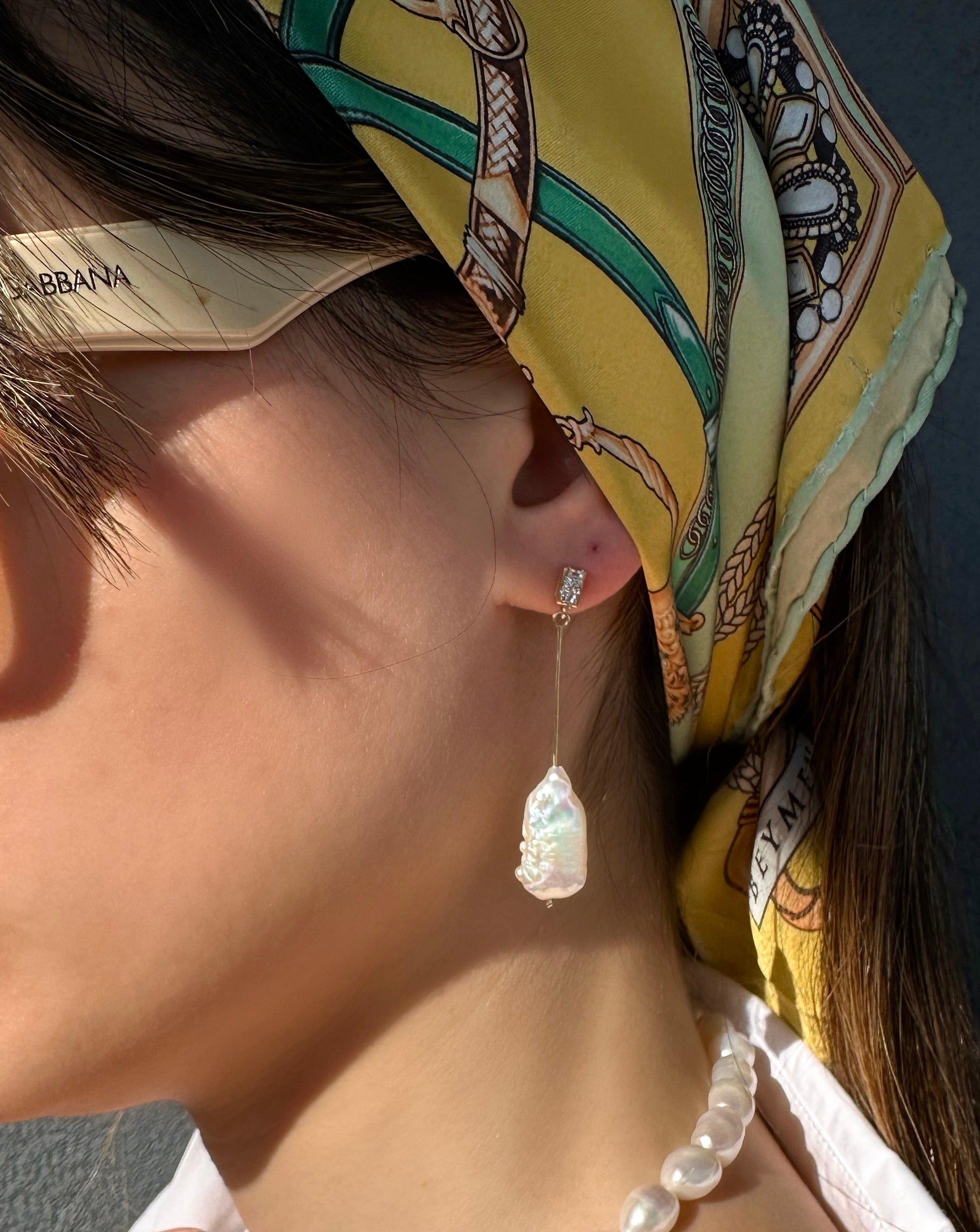 Recta Pearl Wıth Dıamond EARRING