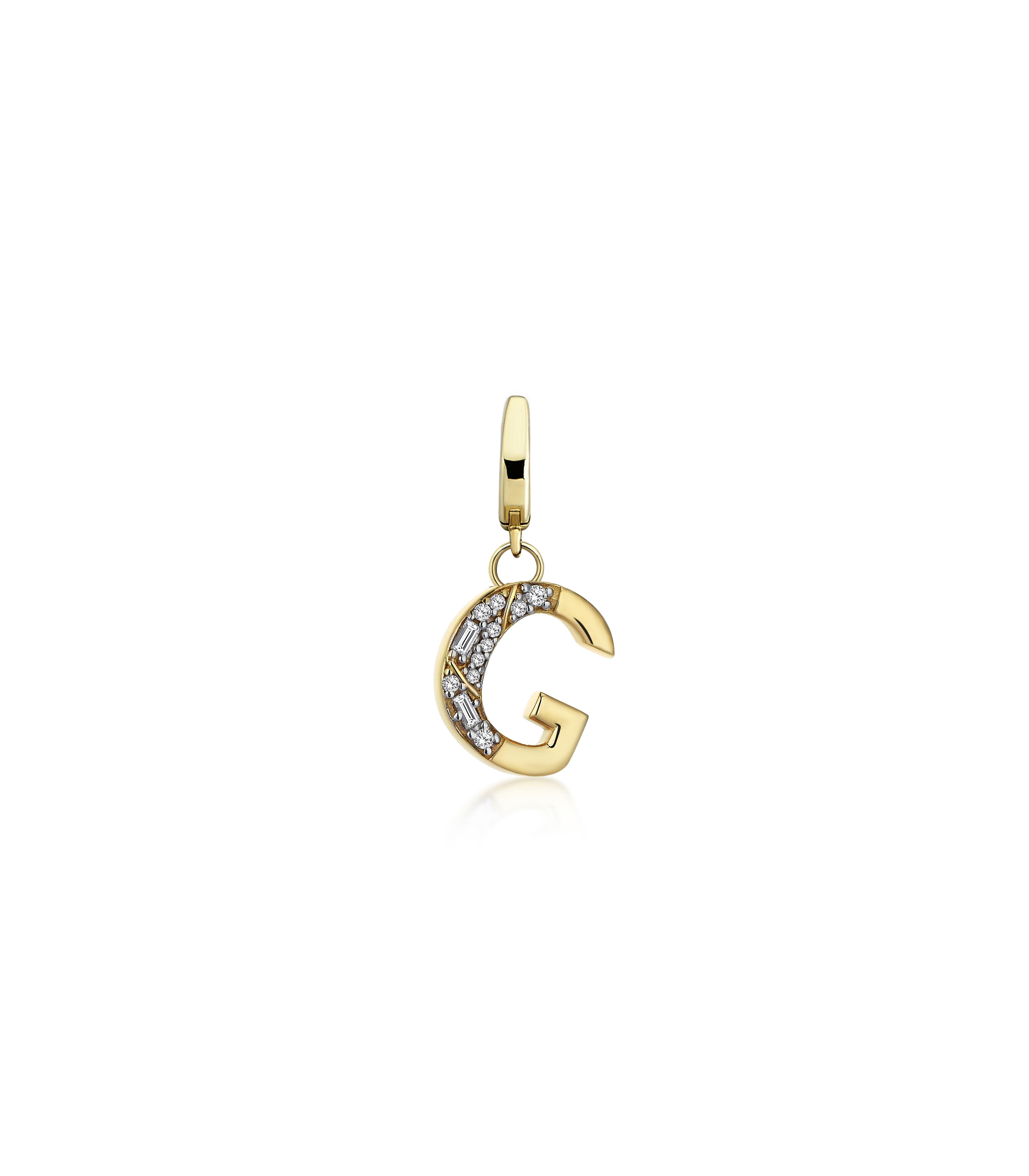 TIMELESS INITIALS PENDANT WITH CLIPS