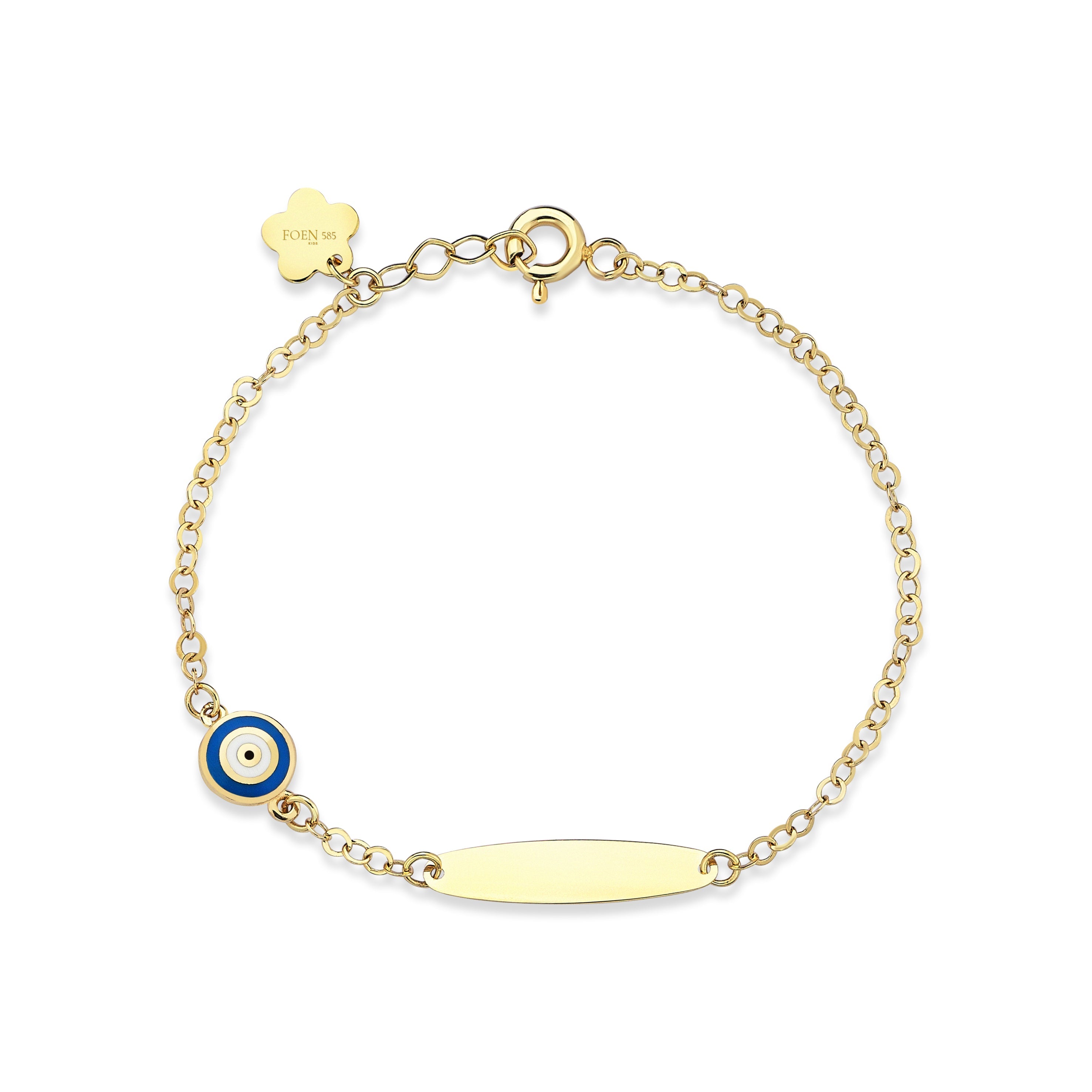 ID BRACELET - EVIL EYE