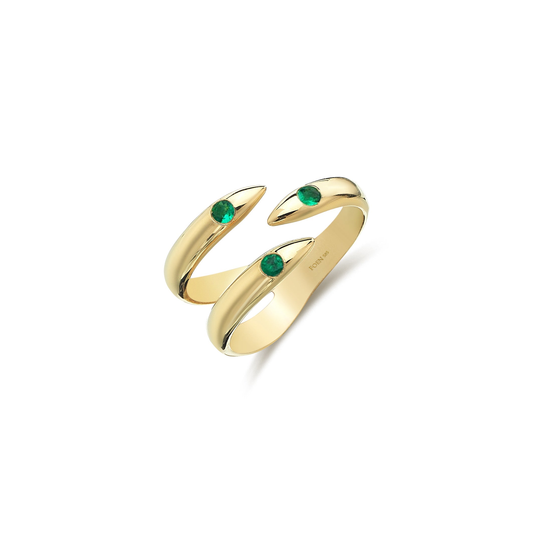 PRESA THREEFOLD EMERALD RING