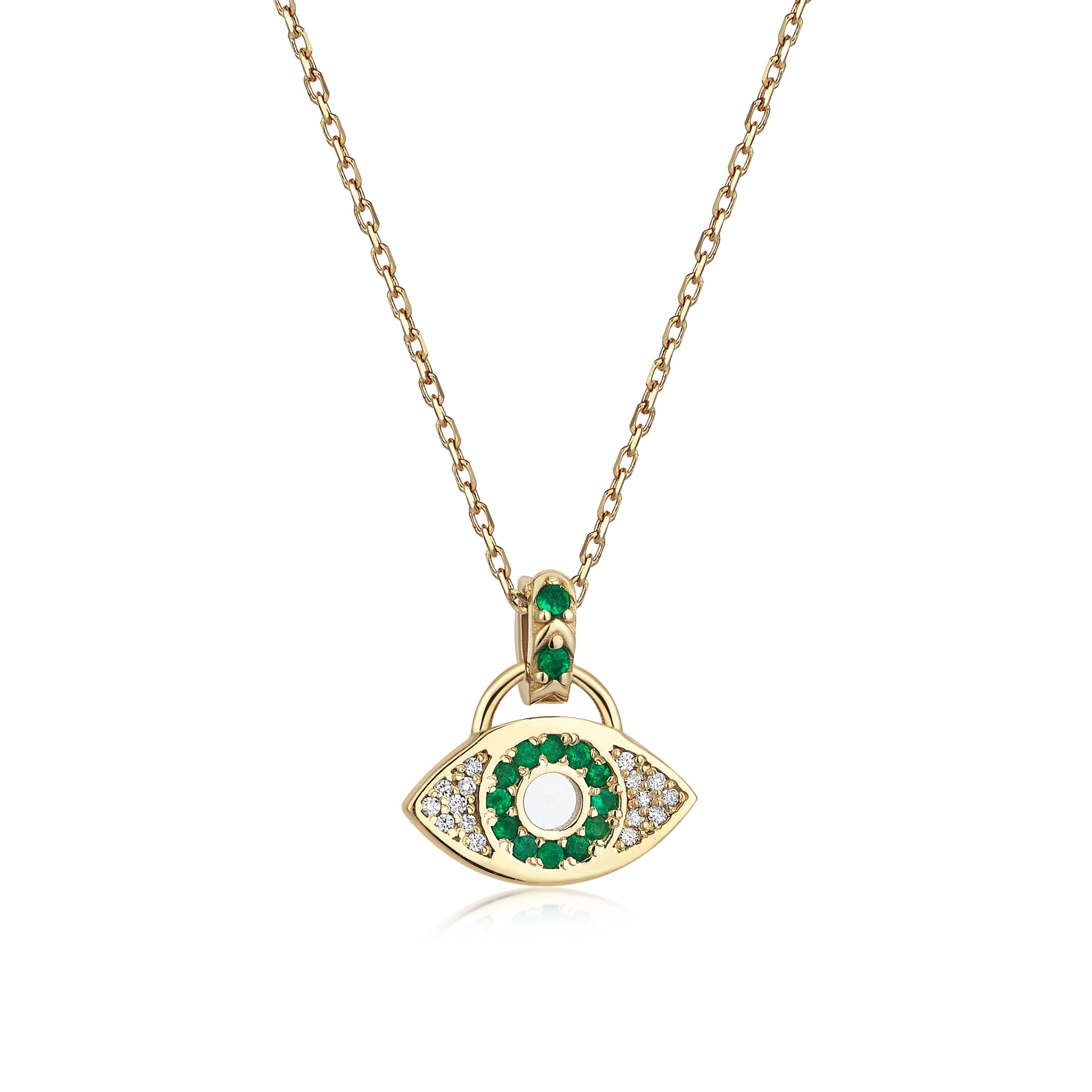 GLEYTA WITH EMERALD NECKLACE