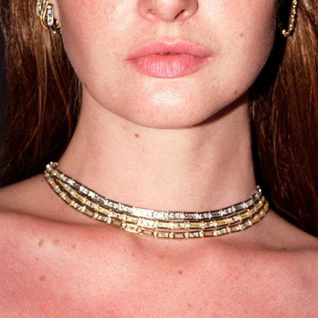 PATHRA SLEEK DIAMOND NECKLACE